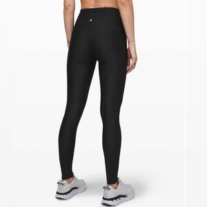 •LULULEMON• Mapped Out High-Rise Tight 28" Black / Black SenseKnit